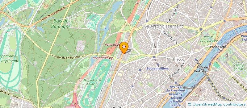 localisation de l'entreprise SYND COPRO DU 27 BD SUCHET  PARIS