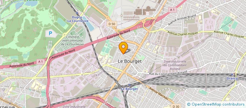 localisation de l'entreprise SYND COPRO DU 27 RUE DE LA REPUBLIQUE  LE BOURGET