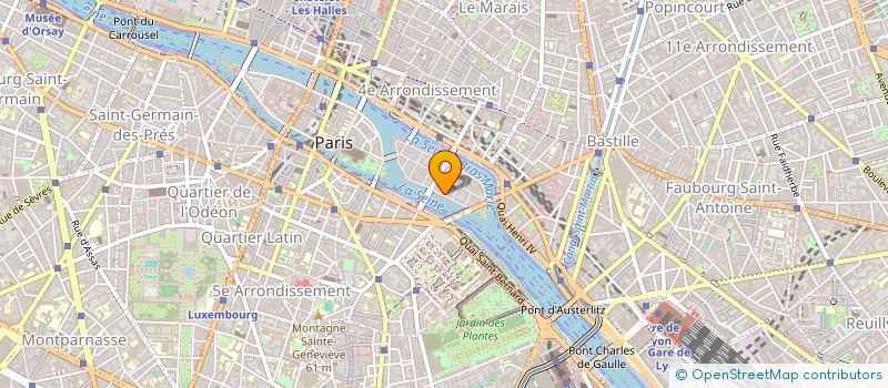 localisation de l'entreprise SYND.COPRO. DU 28 QUAI DE BETHUNE  PARIS