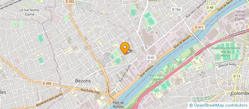 localisation de l'entreprise SYND COPRO DU 29 RUE VICTOR HUGO 95 BEZONS  BEZONS