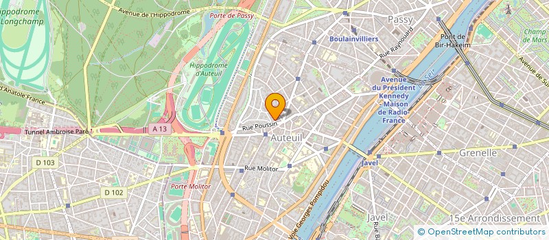 localisation de l'entreprise SYND COPRO DU 3 RUE BOSIO PARIS 16  PARIS