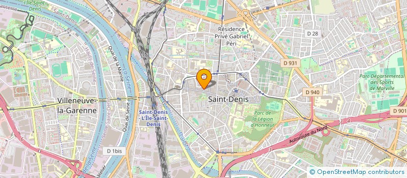 localisation de l'entreprise SYND COPRO DU 3 RUE DU CORBILLON  SAINT-DENIS