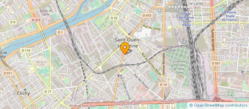 localisation de l'entreprise SYND COPRO DU 3 RUE JEAN à SAINT-OUEN-SUR-SEINE