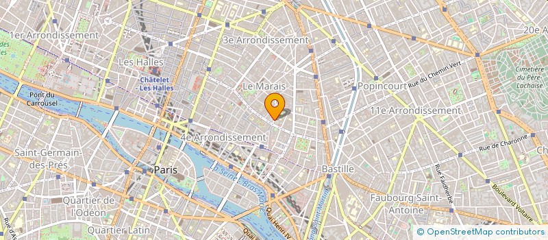 localisation de l'entreprise SYND COPRO DU 3 RUE PAYENNE  PARIS