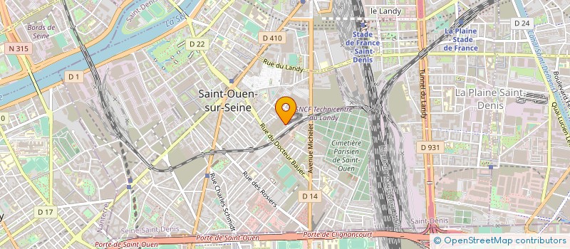 localisation de l'entreprise SYND COPRO DU 3 VILLA VALENTINE à SAINT-OUEN-SUR-SEINE