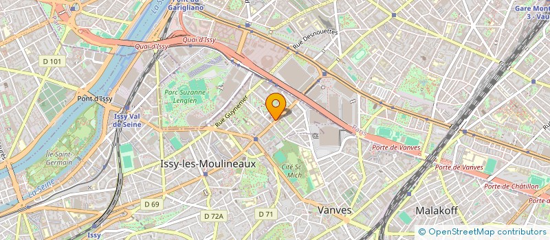 localisation de l'entreprise SYND COPRO DU 30 RUE E RENAN à ISSY-LES-MOULINEAUX