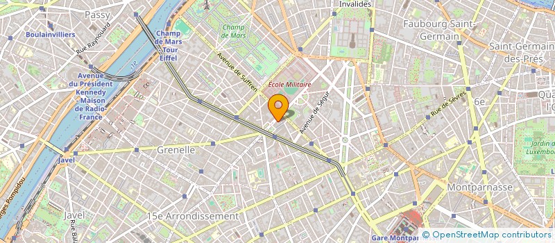 localisation de l'entreprise SYND COPRO DU 31 A 35 AVENUE LOWENDAL  PARIS