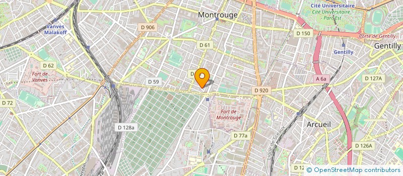 localisation de l'entreprise SYND COPRO DU 31 AVENUE DE VERDUN  MONTROUGE