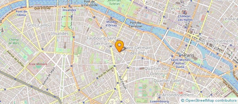 localisation de l'entreprise SYND COPRO DU 32 34 R ST GUILLAUME  PARIS