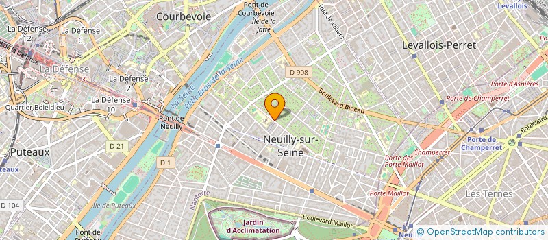 localisation de l'entreprise SYND COPRO DU 32 BD ARGENSON à NEUILLY-SUR-SEINE