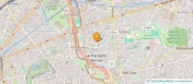 localisation de l'entreprise SYND COPRO DU 32 R ANDRE JOINEAU à LE PRE-SAINT-GERVAIS