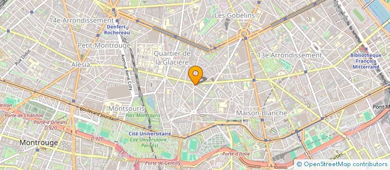 localisation de l'entreprise SYND COPRO DU 32 RUE DE L'ESPERANCE  PARIS