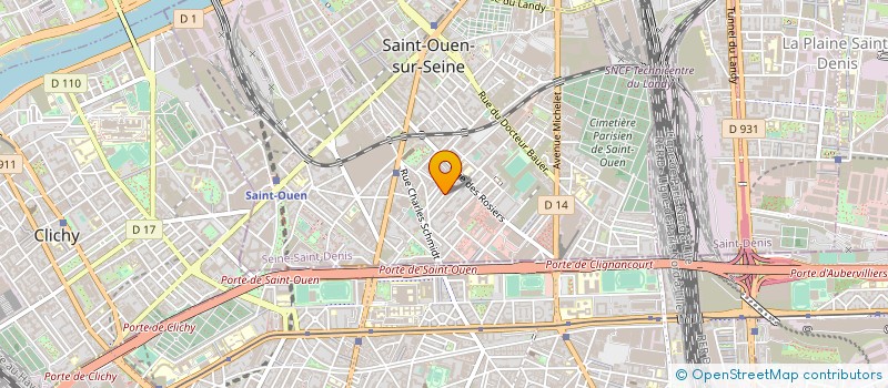 localisation de l'entreprise SYND COPRO DU 32 RUE EUGENEN LUMEAU  SAINT-OUEN-SUR-SEINE