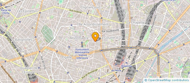 localisation de l'entreprise SYND COPRO DU 33 RUE DE CLIGNANCOURT à PARIS