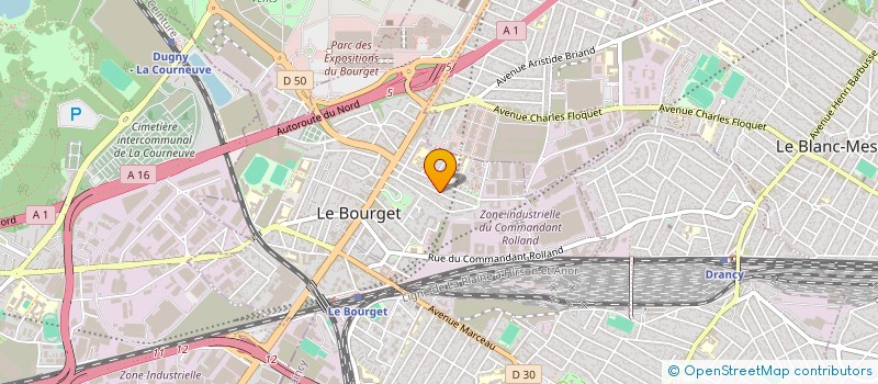 localisation de l'entreprise SYND COPRO DU 33 RUE JULES GUESDE à LE BOURGET