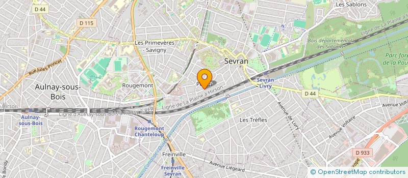 localisation de l'entreprise SYND COPRO DU 34 36 R DU DR ROUX à SEVRAN