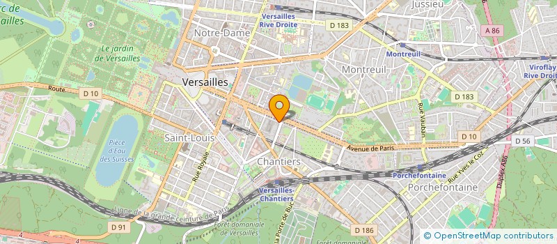 localisation de l'entreprise SYND COPRO DU 34 AVE DE PARIS VERSAILLES à VERSAILLES