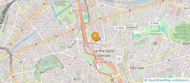 localisation de l'entreprise SYND COPRO DU 34 RUE D'ESTIENNE D'ORVES à LE PRE-SAINT-GERVAIS