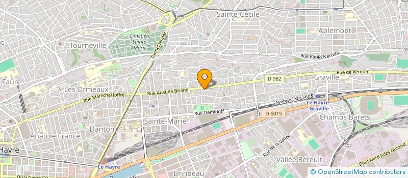 localisation de l'entreprise SYND COPRO DU 354 RUE A.BRIAND à LE HAVRE