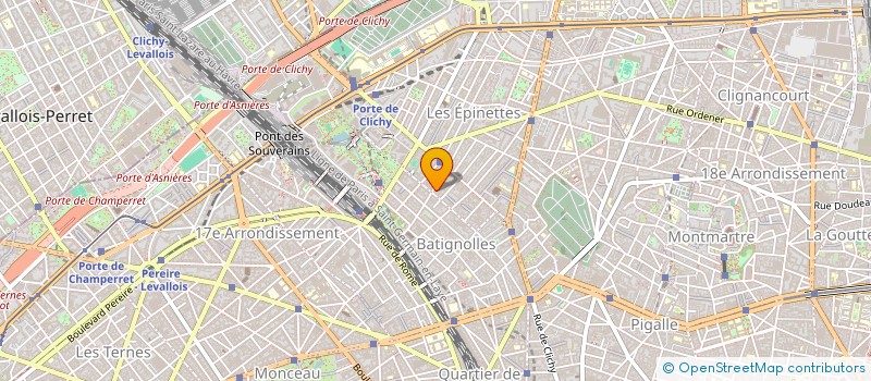 localisation de l'entreprise SYND COPRO DU 36 RUE DES MOINES 75017  PARIS