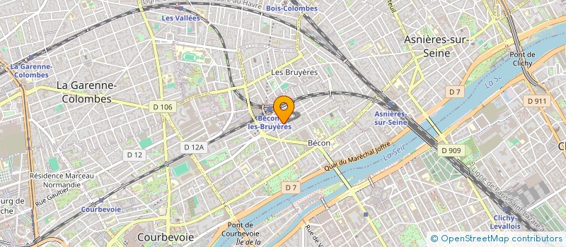 localisation de l'entreprise SYND COPRO DU 38 RUE DU 22 SEPTEMBRE à COURBEVOIE