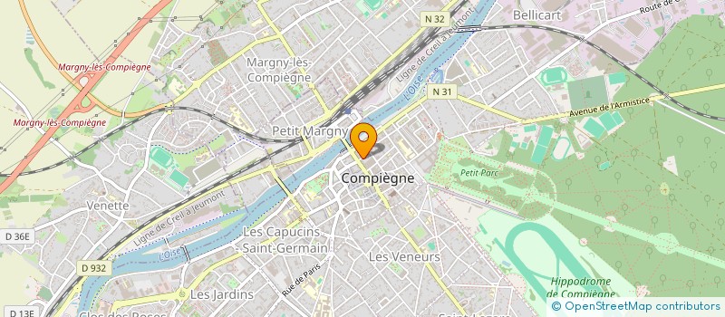 localisation de l'entreprise SYND COPRO DU 39 RUE VIVENEL  COMPIEGNE