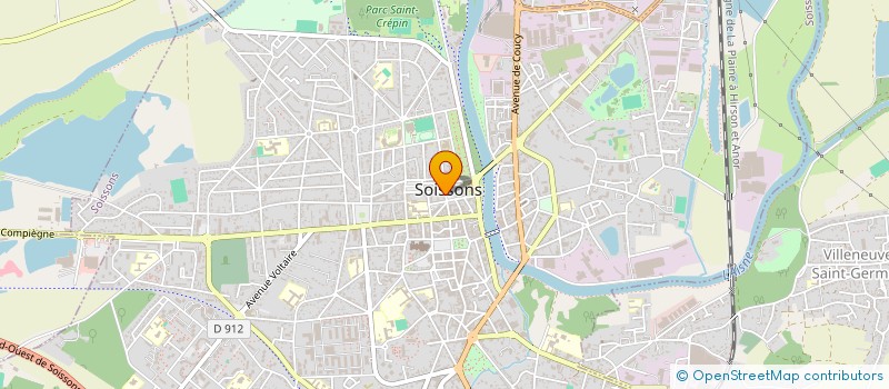 localisation de l'entreprise SYND COPRO DU 4 ET 6 PL HOTEL VILLE à SOISSONS
