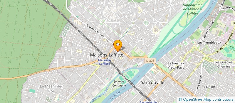 localisation de l'entreprise SYND COPRO DU 4 RUE DES MUGNIERS  MAISONS-LAFFITTE