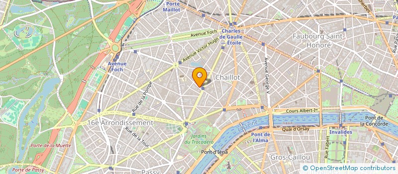 localisation de l'entreprise SYND COPRO DU 40 B R BOISSIERE PARIS 16  PARIS