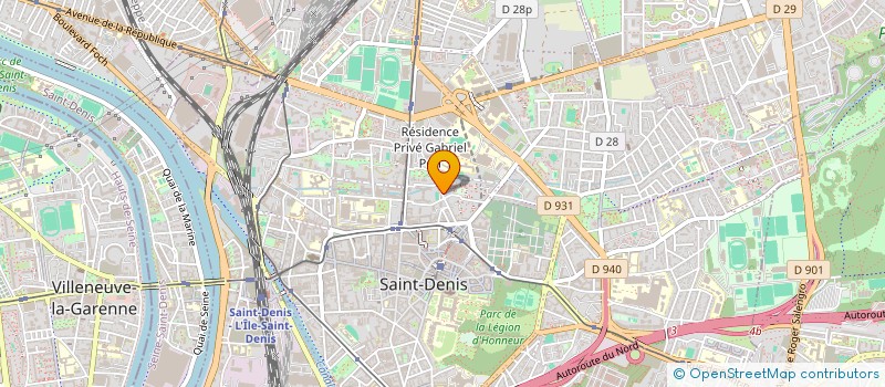 localisation de l'entreprise SYND COPRO DU 40 RUE BONNEVIDE  SAINT-DENIS