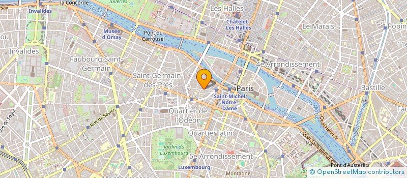 localisation de l'entreprise SYND COPRO DU 40 RUE ST ANDRE DES ARTS  PARIS