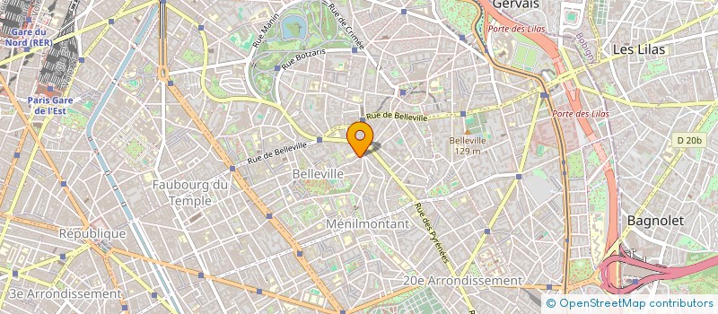 localisation de l'entreprise SYND COPRO DU 41 RUE DES ENVIERGES  PARIS