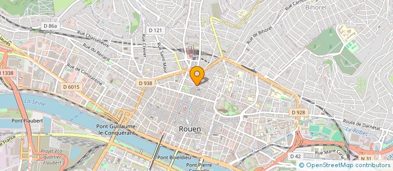 localisation de l'entreprise SYND COPRO DU 41 RUE DU BEFFROY à ROUEN