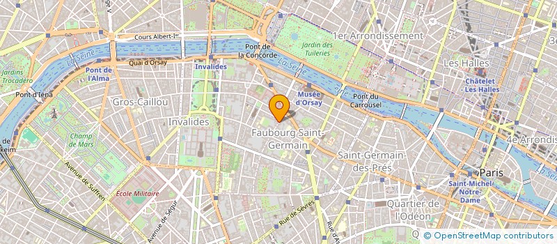 localisation de l'entreprise SYND COPRO DU 42 RUE DE BELLECHASSE  PARIS