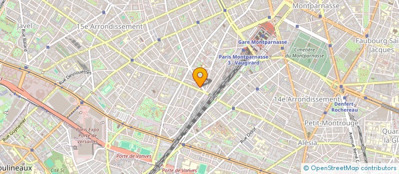 localisation de l'entreprise SYND COPRO DU 42 RUE LABROUSTE  PARIS