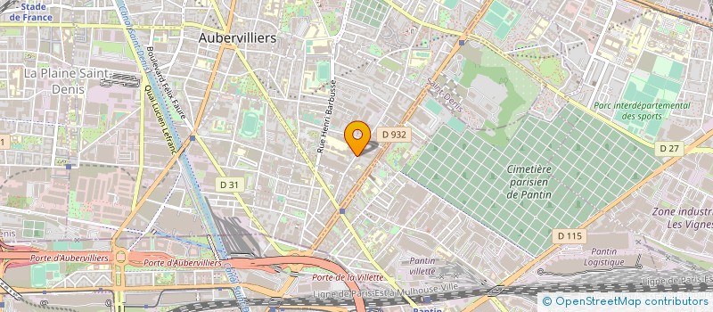 localisation de l'entreprise SYND COPRO DU 48 RUE LECUYER  AUBERVILLIERS