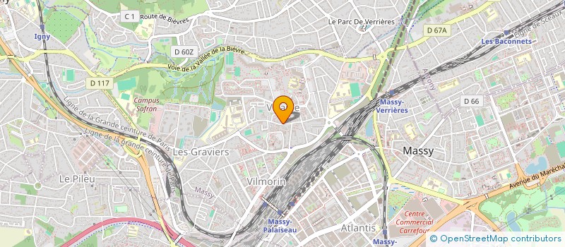 localisation de l'entreprise SYND COPRO DU 48RUE DE VERSAILLES à MASSY