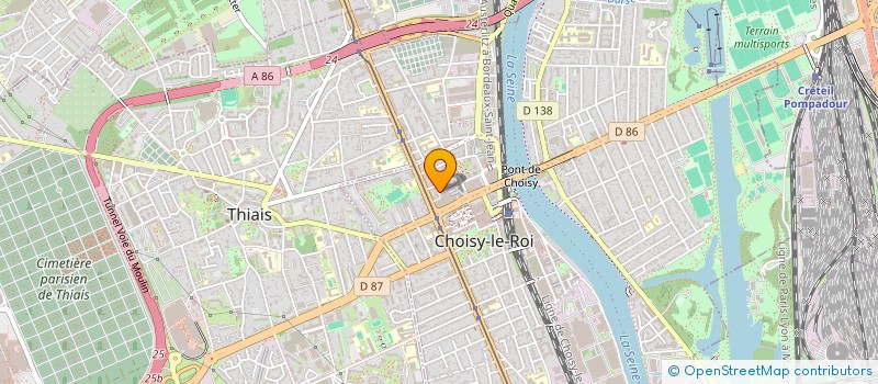 localisation de l'entreprise SYND COPRO DU 49 RUE AUGUSTE BLANQUI à CHOISY-LE-ROI