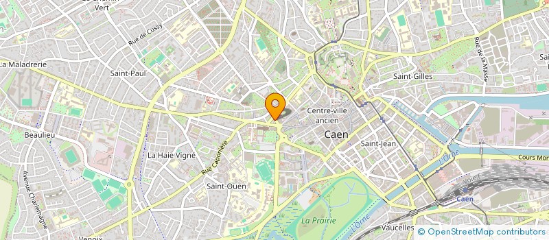 localisation de l'entreprise SYND COPRO DU 5-7 R BERTHAULD à CAEN