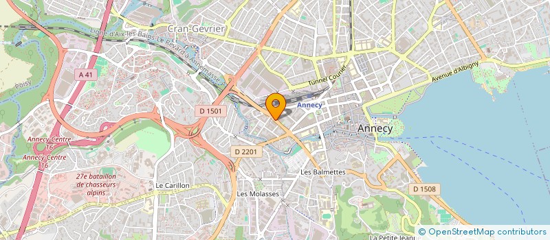 localisation de l'entreprise SYND COPRO DU 5 COTE à ANNECY