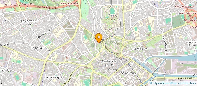 localisation de l'entreprise SYND COPRO DU 5 R AUX JUIFS à CAEN