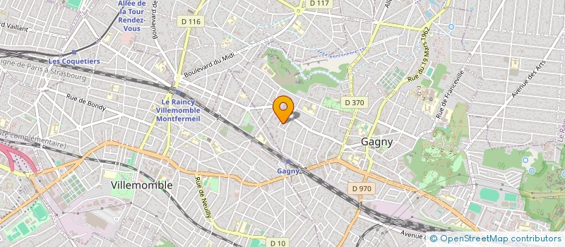 localisation de l'entreprise SYND COPRO DU 5 R GARDEBLED RES CHARMES à GAGNY
