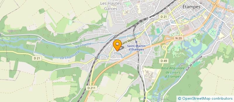 localisation de l'entreprise SYND COPRO DU 5 RUE BRABAN à ETAMPES