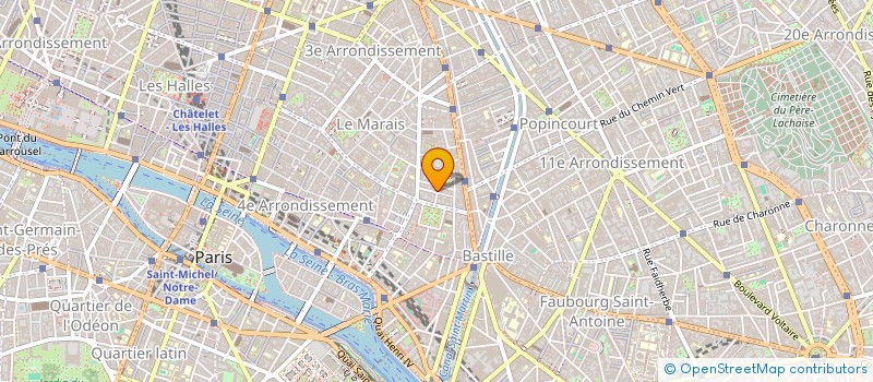 localisation de l'entreprise SYND COPRO DU 5 RUE DE BEARN  PARIS