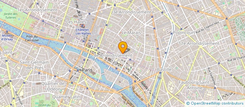 localisation de l'entreprise SYND COPRO DU 5 RUE DES ECOUFFES  PARIS