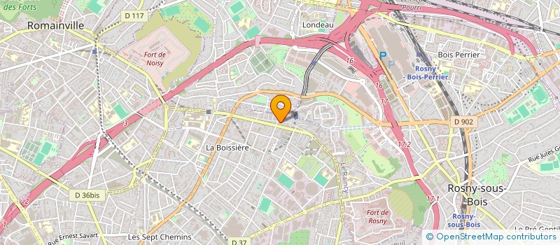 localisation de l'entreprise SYND COPRO DU 50 RUE RENARDIERE à MONTREUIL