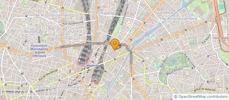 localisation de l'entreprise SYND COPRO DU 51 RUE DE L'AQUEDUC  PARIS