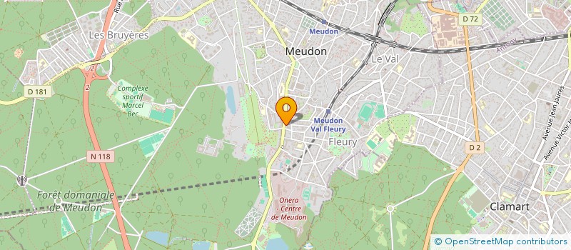 localisation de l'entreprise SYND COPRO DU 51 RUE DE LA REPUBLIQUE  MEUDON