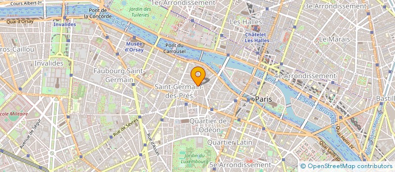 localisation de l'entreprise SYND COPRO DU 51 RUE DE SEINE  PARIS