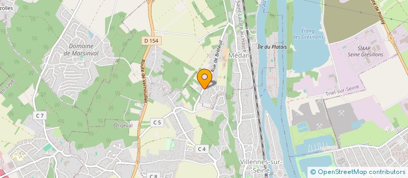 localisation de l'entreprise SYND COPRO DU 53 RUE DE TESSANCOURT  MEDAN